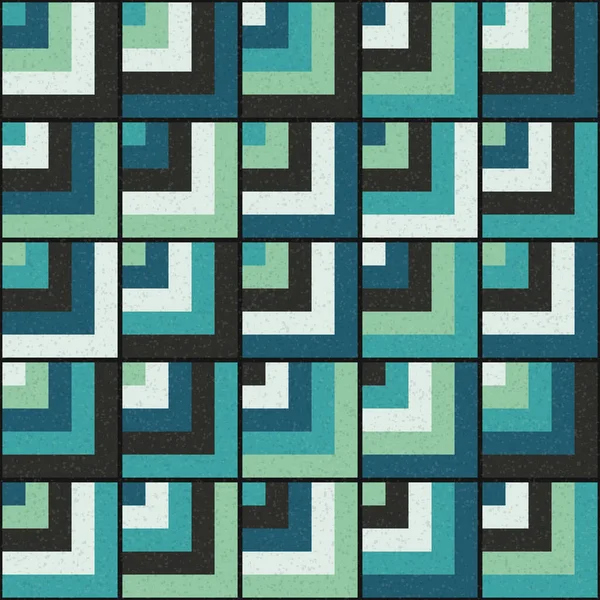 Soyut Geometrik Desen Üretken hesaplama sanatı, vektör illüstrasyonu