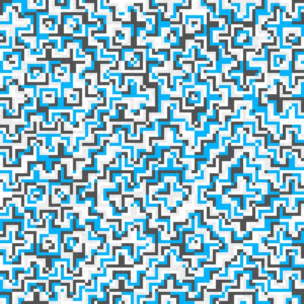 Soyut Geometrik Desen Üretken hesaplama sanatı, vektör illüstrasyonu