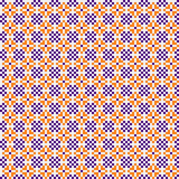 Abstract Cross Pattern Generative Computational Art Vector Illustration — Stock Vector