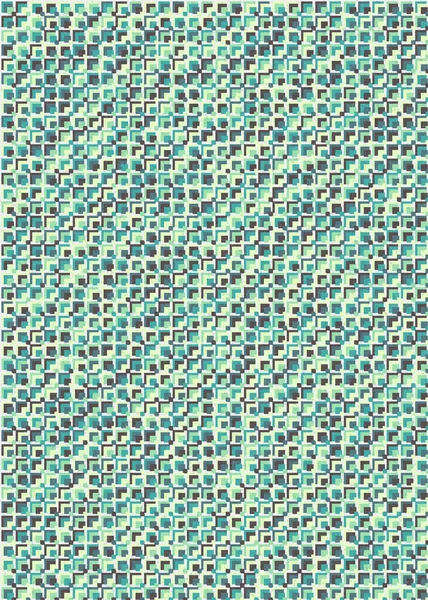 Soyut Geometrik Desen, üretken hesaplama sanatı çizimi