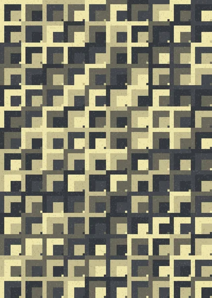 Astratto Modello Geometrico Illustrazione Generativa Arte Computazionale — Vettoriale Stock