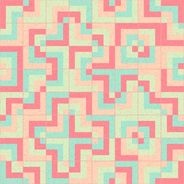 Abstraktes Geometrisches Muster Generative Computergestützte Illustration — Stockvektor