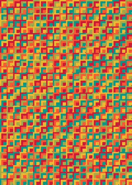 Soyut Geometrik Desen, üretken hesaplama sanatı çizimi