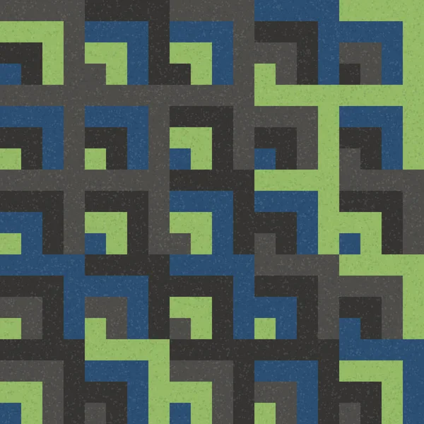 Soyut Geometrik Desen, üretken hesaplama sanatı, vektör illüstrasyonu 