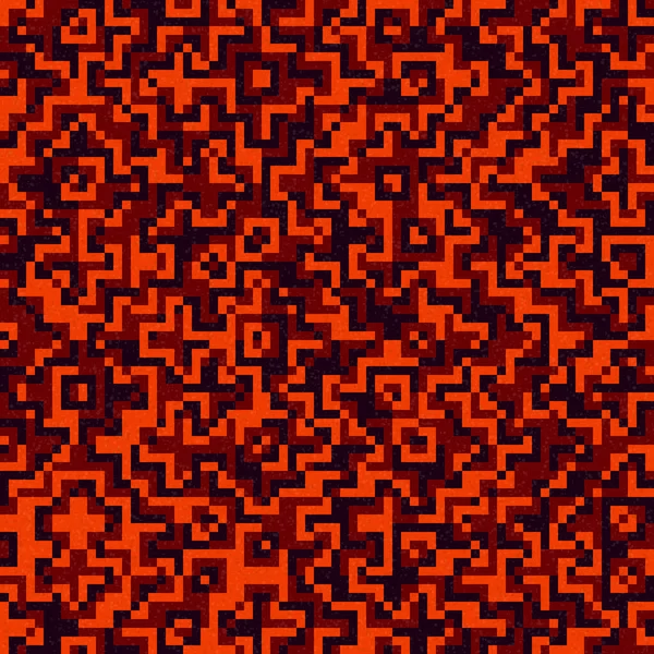 Soyut Geometrik Desen Üretken hesaplama sanatı, vektör illüstrasyonu