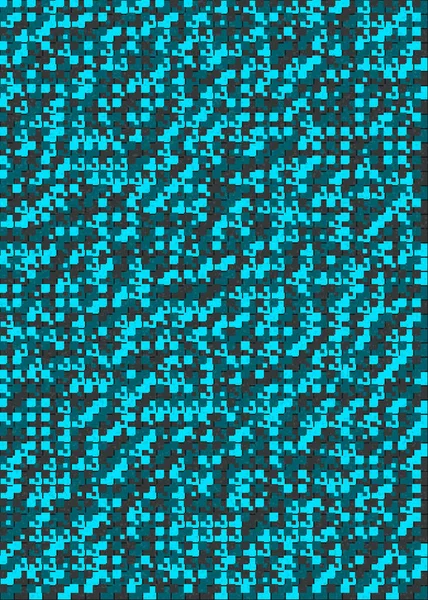 Soyut Geometrik Desen, üretken hesaplama sanatı çizimi