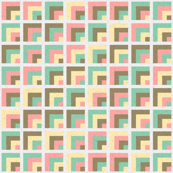 Abstraktes Geometrisches Muster Generative Computerkunst Vektorillustration — Stockvektor