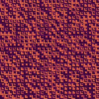 Soyut Geometrik Desen Üretken hesaplama sanatı, vektör illüstrasyonu