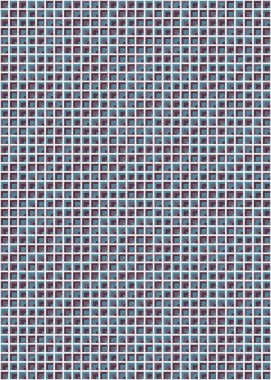 Soyut Geometrik Desen, üretken hesaplama sanatı çizimi