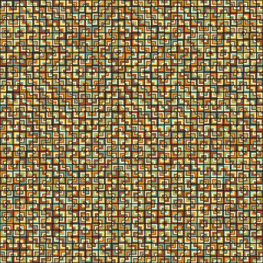 Soyut Geometrik Desen, üretken hesaplama sanatı, vektör illüstrasyonu 