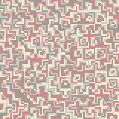 Soyut Geometrik Desen, üretken hesaplama sanatı çizimi