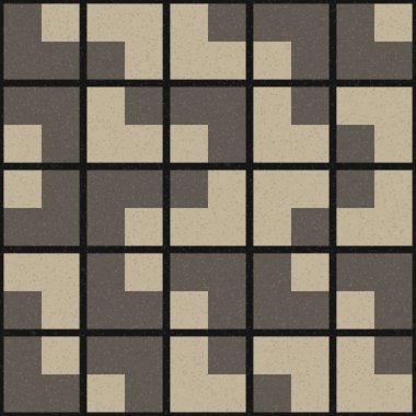 Soyut Geometrik Desen, üretken hesaplama sanatı çizimi