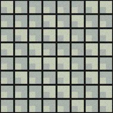 Soyut Geometrik Desen Üretken hesaplama sanatı, vektör illüstrasyonu