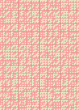 Soyut Geometrik Desen, üretken hesaplama sanatı çizimi