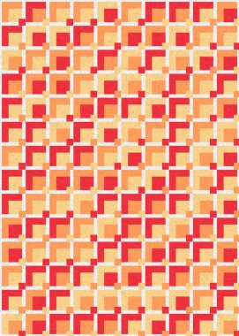 Soyut Geometrik Desen, üretken hesaplama sanatı çizimi