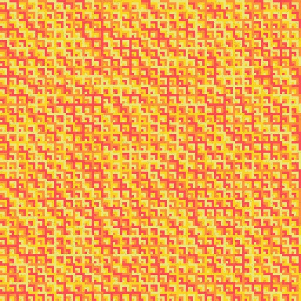 Soyut Geometrik Desen, üretken hesaplama sanatı, vektör illüstrasyonu 