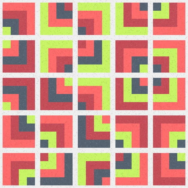 Soyut Geometrik Desen, üretken hesaplama sanatı çizimi