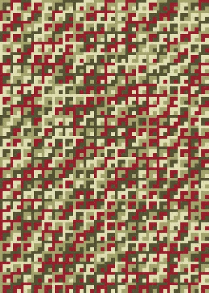 Abstraktes Geometrisches Muster Generative Computergestützte Illustration — Stockvektor