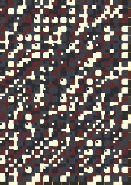 Soyut Geometrik Desen, üretken hesaplama sanatı çizimi