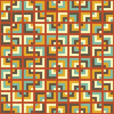 Soyut Geometrik Desen, üretken hesaplama sanatı çizimi