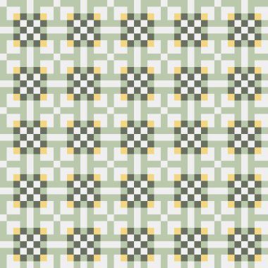 Soyut geometrik desen, üretici hesaplama vektörü çizimi