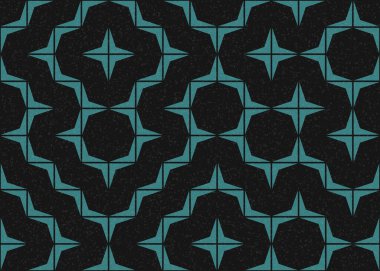 Soyut Geometrik Desen, üretken hesaplama sanatı çizimi