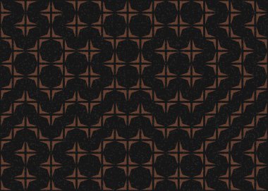 Soyut Geometrik Desen, üretken hesaplama sanatı çizimi