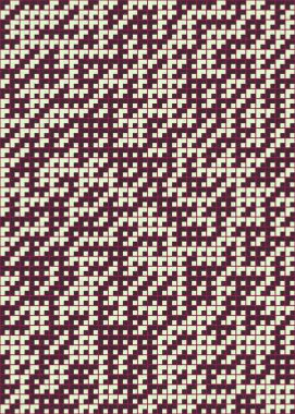 Soyut Geometrik Desen, üretken hesaplama sanatı çizimi