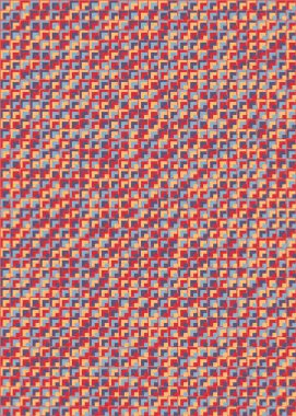 Soyut Geometrik Desen, üretken hesaplama sanatı çizimi