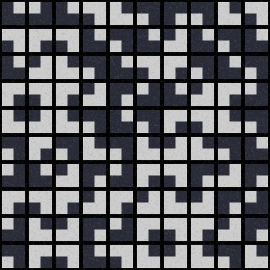 Soyut Geometrik Desen Üretken hesaplama sanatı, vektör illüstrasyonu