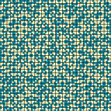 Soyut Geometrik Desen Üretken hesaplama sanatı, vektör illüstrasyonu