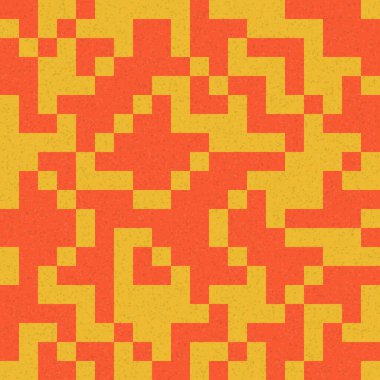 Soyut Geometrik Desen, üretken hesaplama sanatı çizimi