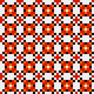 Soyut çapraz desen, vektör sanatı çizimi