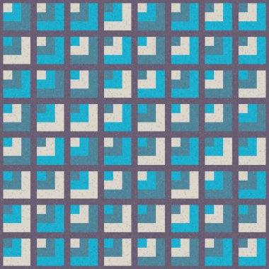 Soyut Geometrik Desen Üretken hesaplama sanatı, vektör illüstrasyonu