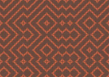 Soyut Geometrik Desen, üretken hesaplama sanatı çizimi