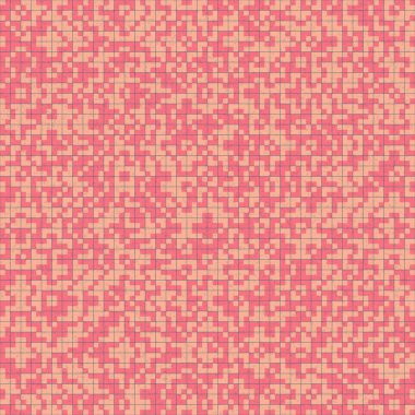 Soyut Geometrik Desen, üretken hesaplama sanatı, vektör illüstrasyonu 