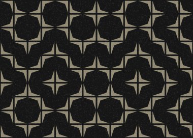 Soyut Geometrik Desen, üretken hesaplama sanatı çizimi