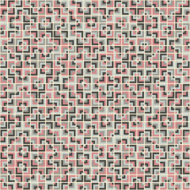 Soyut Geometrik Desen, üretken hesaplama sanatı çizimi