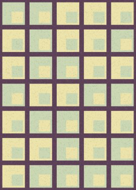 Soyut Geometrik Desen, üretken hesaplama sanatı çizimi