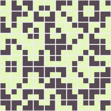 Soyut Geometrik Desen Üretken hesaplama sanatı, vektör illüstrasyonu