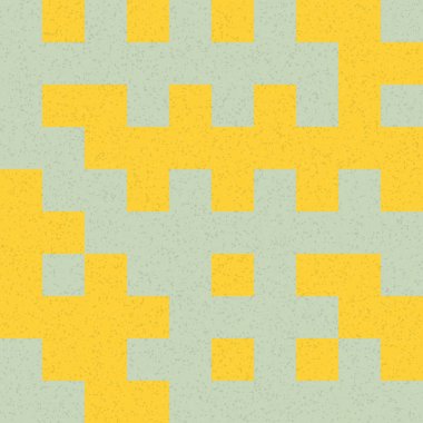 Soyut Geometrik Desen Üretken hesaplama sanatı, vektör illüstrasyonu