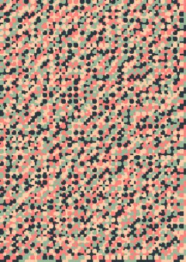 Soyut Geometrik Desen, üretken hesaplama sanatı çizimi