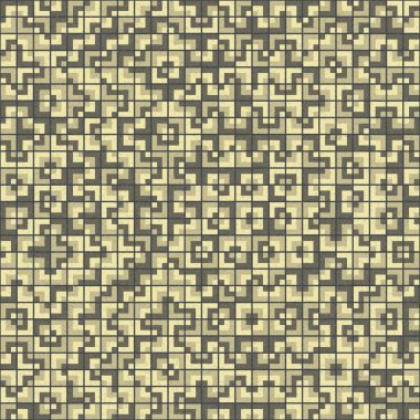 Soyut Geometrik Desen, üretken hesaplama sanatı çizimi