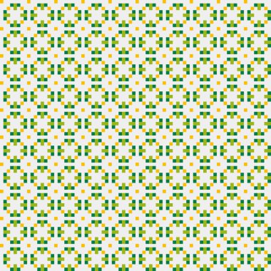 Soyut çapraz desenli üretken hesaplama sanatı çizimi