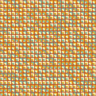 Soyut Geometrik Desen, üretken hesaplama sanatı, vektör illüstrasyonu 