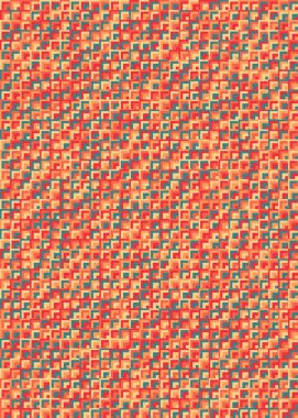 Soyut Geometrik Desen, üretken hesaplama sanatı çizimi