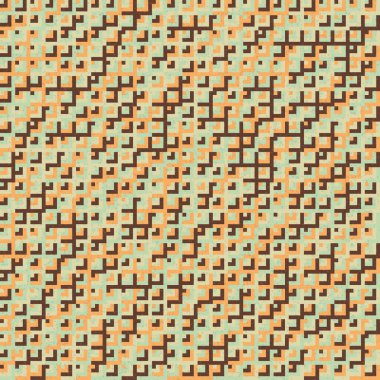 Soyut Geometrik Desen Üretken hesaplama sanatı, vektör illüstrasyonu