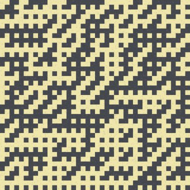 Soyut Geometrik Desen, üretken hesaplama sanatı, vektör illüstrasyonu 