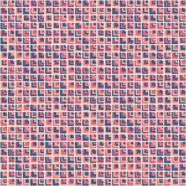 Soyut Geometrik Desen Üretken hesaplama sanatı, vektör illüstrasyonu