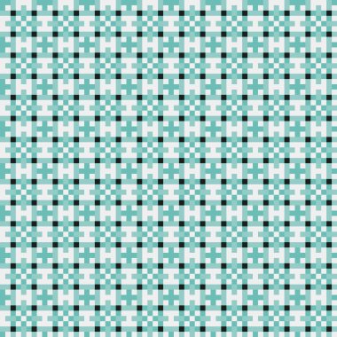 Soyut çapraz desen, üretken hesaplama sanatı, vektör illüstrasyonu 